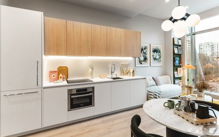 The Sunlit Dream colour palette on display at the presentation centre for Signature at River Green.