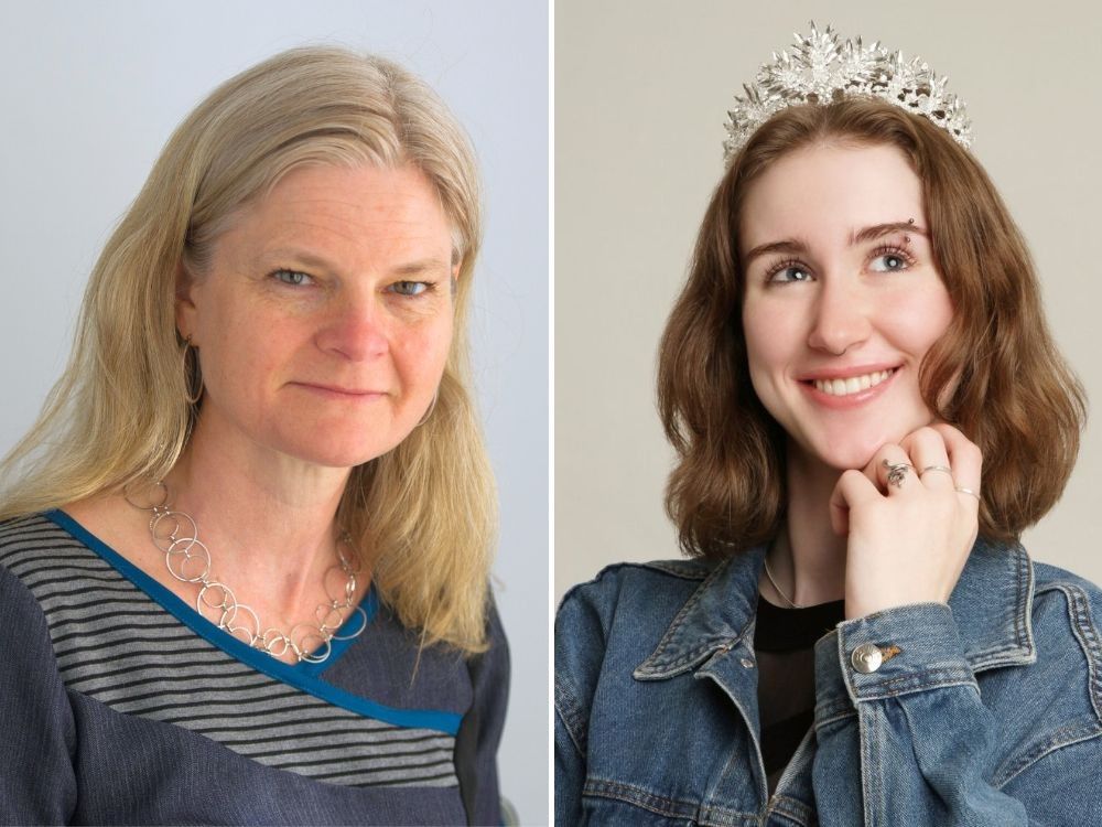 Lori Culbert (left), a longtime Postmedia journalist, has been named a 2024 Michener Award finalist for her relentless reporting on the circumstances around the overdose death of University of Victoria student Sidney McIntyre-Starko (right). Lori Culbert (left), a longtime Postmedia journalist, has been named a 2024 Michener Award finalist for her relentless reporting on the circumstances around the overdose death of University of Victoria student Sidney McIntyre-Starko (right).