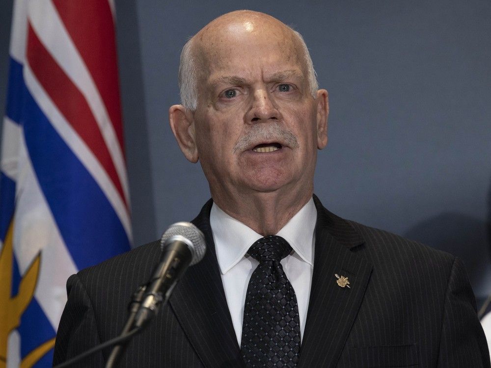 B.C. Public Safety Minister Garry Begg.