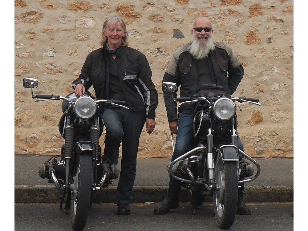 Christine and Bob Rees during a motorcycle trip across Australia in 2015. Chris died on July 19, 2019, in Africa. Christine and Bob Rees during a motorcycle trip across Australia in 2015. Chris died on July 19, 2019, in Africa.