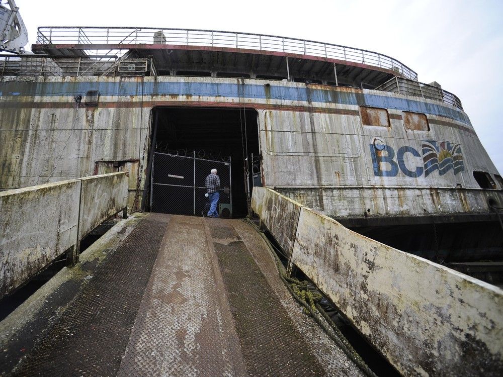 Bob Tapp aboard the scrapped B.C. Ferries Queen of Sidney in Mission in December 2010. The former ferry has been over the years as a film location, including an episode of The X-Files. Bob Tapp aboard the scrapped B.C. Ferries Queen of Sidney in Mission in December 2010. The former ferry has been over the years as a film location, including an episode of The X-Files.