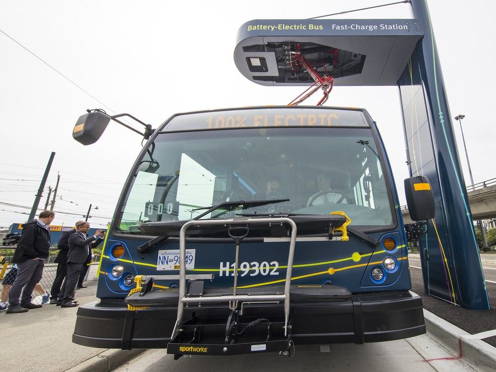 $200 million is going to pay for new buses, with other funding will go to 64 chargers and improvements at transit centres. $200 million is going to pay for new buses, with other funding will go to 64 chargers and improvements at transit centres.