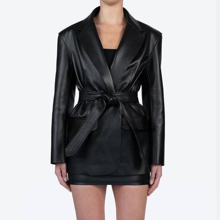  By the Namesake The Deanna unlined leather jacket, $1,100.