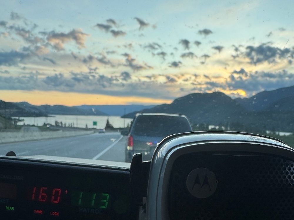 Police impounded a minivan driven by a teen in the Okanagan, after he was stopped for doing 160 km/h in a 100 km/h zone.