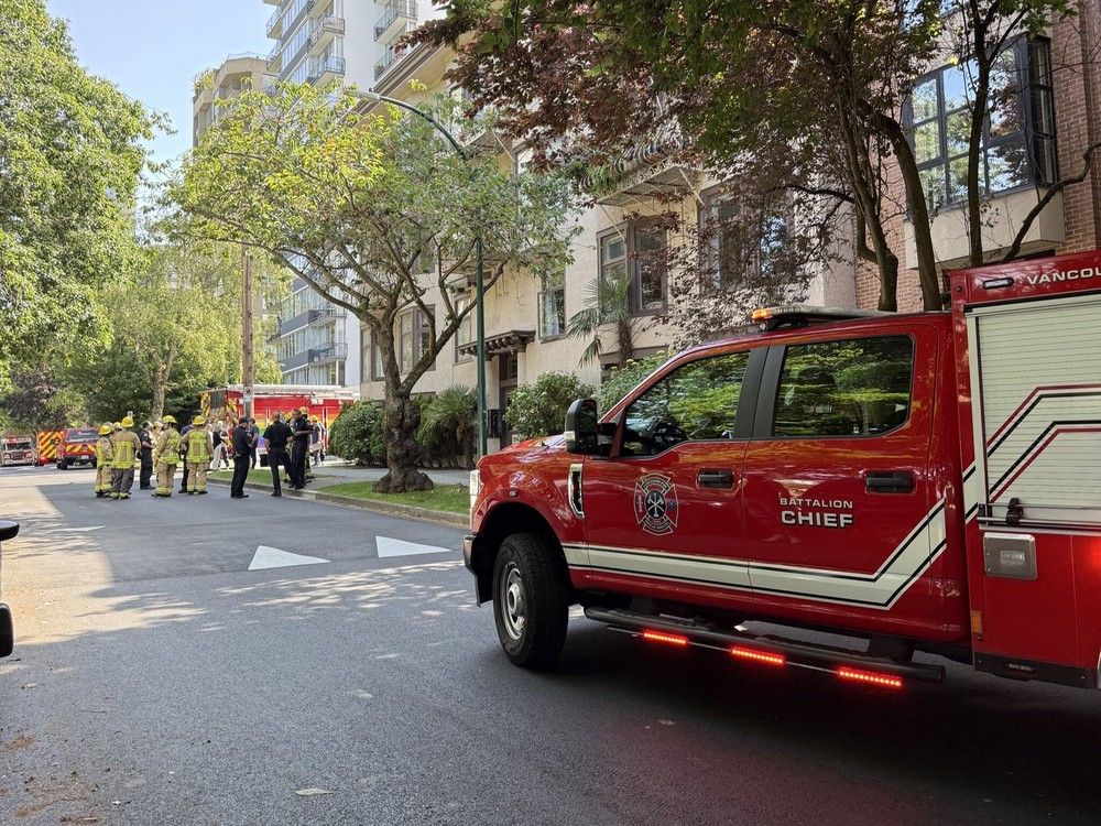 Vancouver firefighters evacuated a residential building in the 1300-block Bidwell Street on Thursday over carbon monoxide fears.