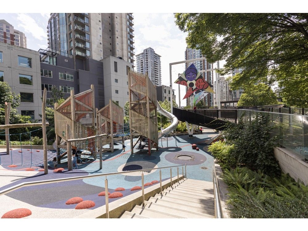 sθәqәlxenәm, also known as Rainbow Park, at Smithe and Richards streets in Vancouver, B.C. sθәqәlxenәm, also known as Rainbow Park, at Smithe and Richards streets in Vancouver, B.C.