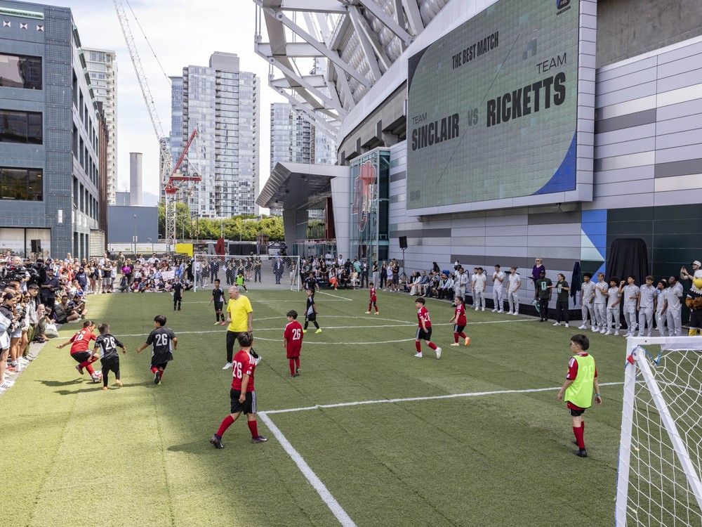 The FIFA World Cup introductory ceremony was held at Terry Fox Plaza at B.C. Place on June 11. The FIFA World Cup introductory ceremony was held at Terry Fox Plaza at B.C. Place on June 11.