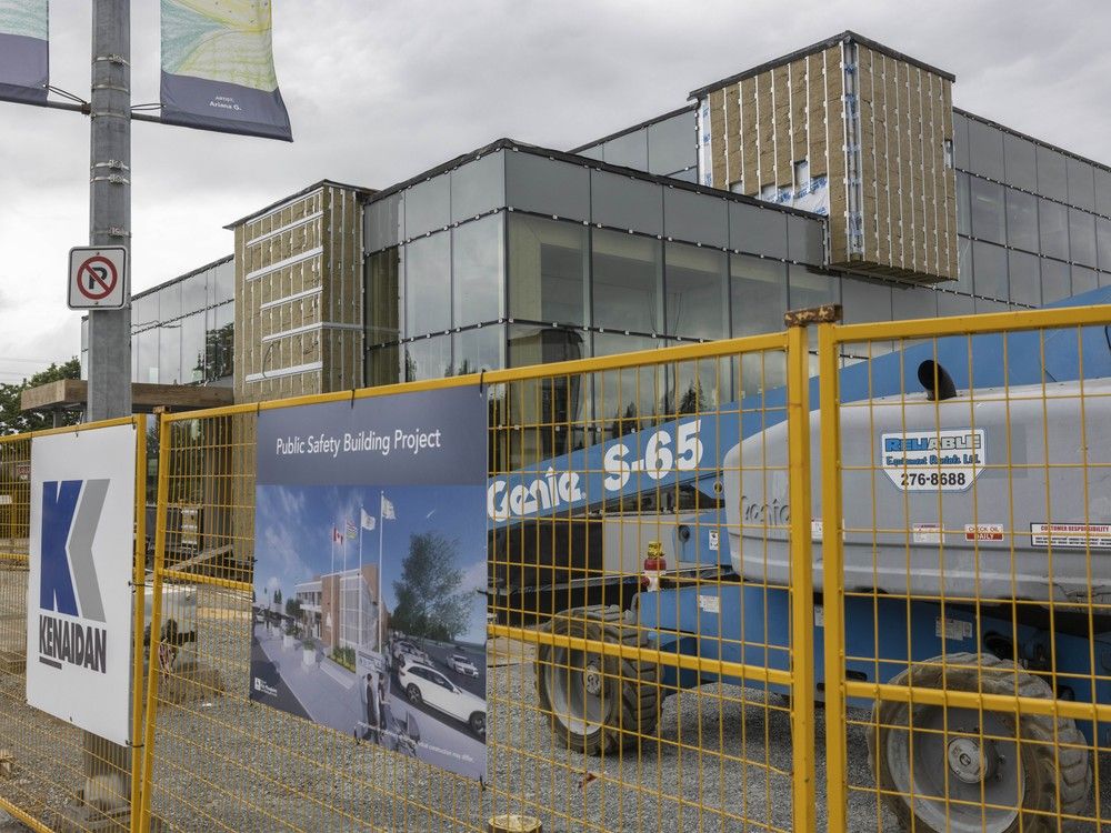 A new $21.7-million building for the RCMP is under construction in Pitt Meadows.