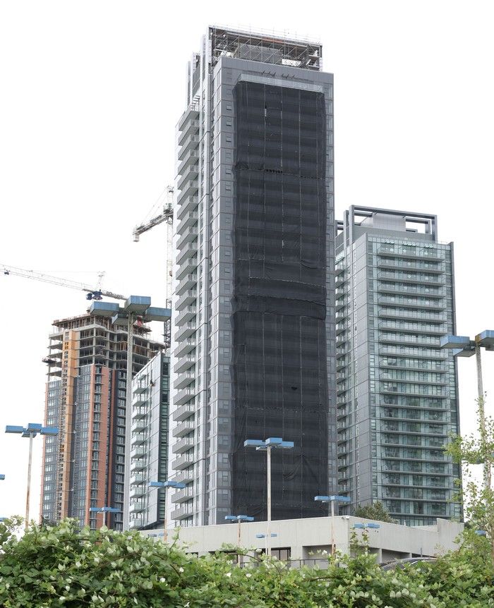  Construction at Signal, a purpose-built rental project at Cambie and S.E. Marine Drive that’s coming to market with 500 units.