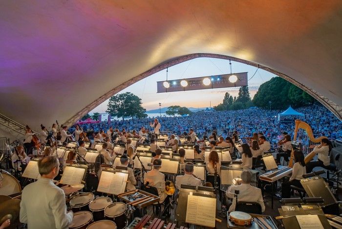 Symphony at Sunset, the annual free concert presented by the Vancouver Symphony Orchestra and the Vancouver Park Board. City of Vancouver photo Symphony at Sunset, the annual free concert presented by the Vancouver Symphony Orchestra and the Vancouver Park Board. City of Vancouver photo