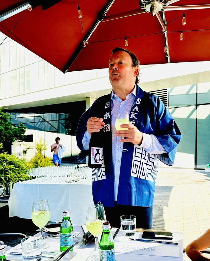  Sake samurai Patrick Ellis at The Victor restaurant.