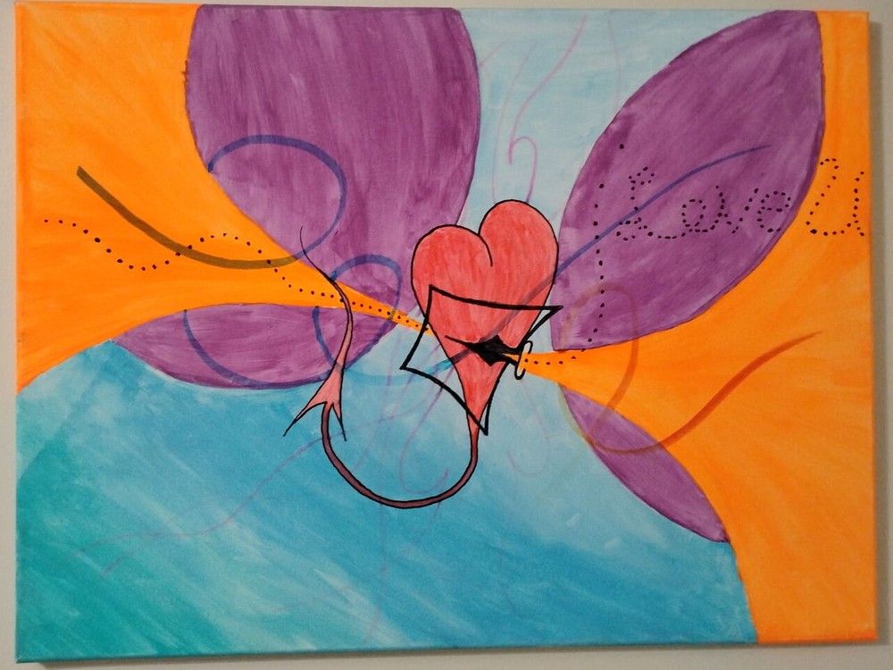  chris painted a lot of artwork while in red fish and in second stage housing.