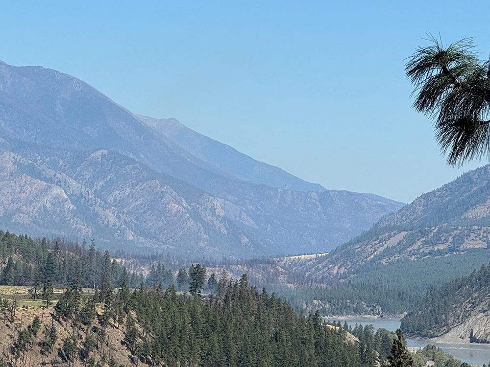 The Thompson-Nicola Regional District, as shown in this handout photo provided by BC Wildfire Service, has declared a local state of emergency for the Blue Sky Country region due to an encroaching out-of-control wildfire in south-central British Columbia.