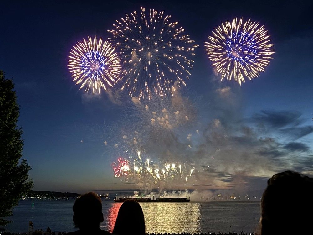  The Yukon lights up the skies at the Celebration of Lights in Vancouver on July 19, 2025