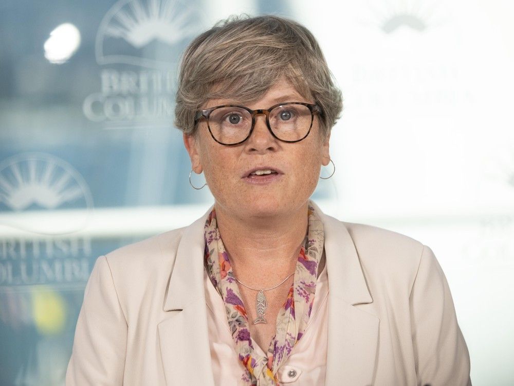  Josie Osborne, B.C. minister of health.
