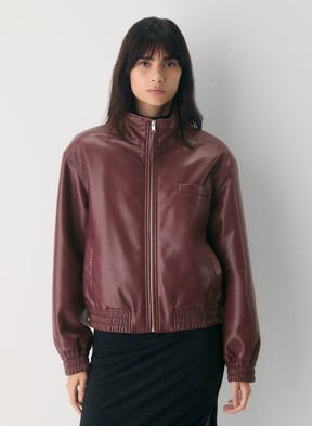 Aritzia Wilfred Josephine UnReal leather bomber, $248 at Aritzia, aritzia.com. Handout/ (single use)