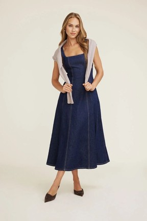 Dynamite Denim Maxi Dress. Handout/