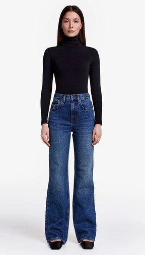 Smythe Owl High Rise Bootcut Jean. Handout/