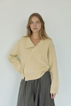 Boheme Asymmetric Cashmere Sweater.