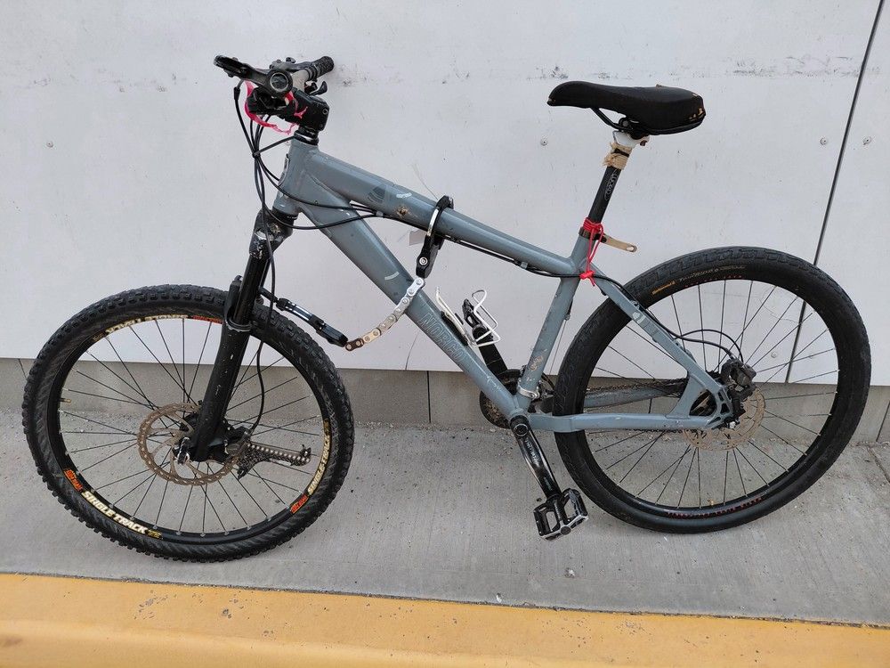  Vancouver police released images of the victim’s bike and backpack after an assault at Hinge Park in Olympic Village on June 7, 2025.