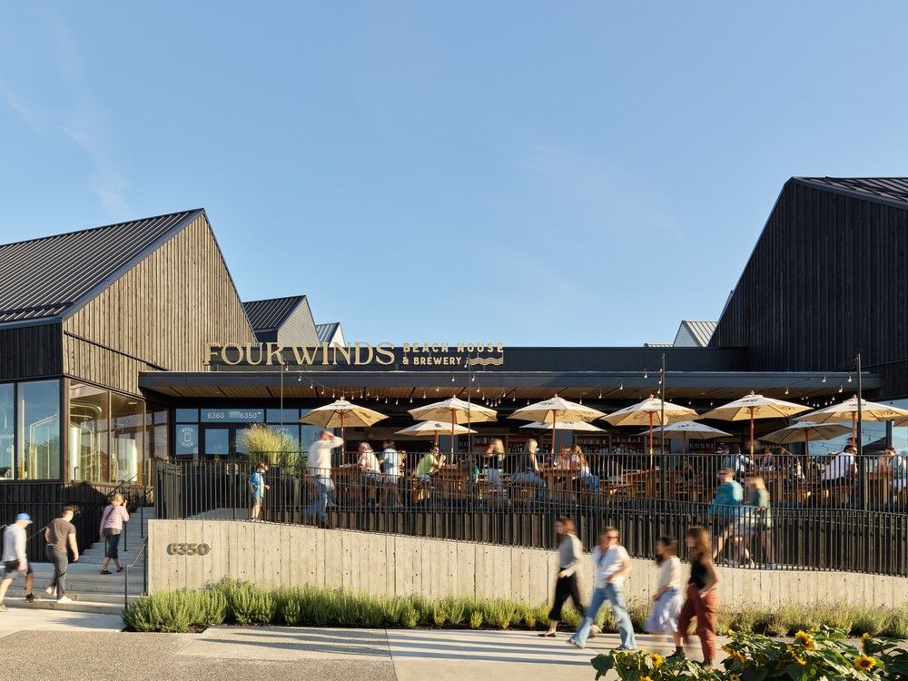 The Four Winds Beach House and Brewery in Tsawwassen.