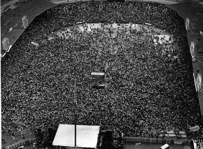 Aerial view of Summer Sunday ’78, which drew a record 44,000 people to Empire Stadium. Heart were the headliners. Aerial view of Summer Sunday ’78, which drew a record 44,000 people to Empire Stadium. Heart were the headliners.
