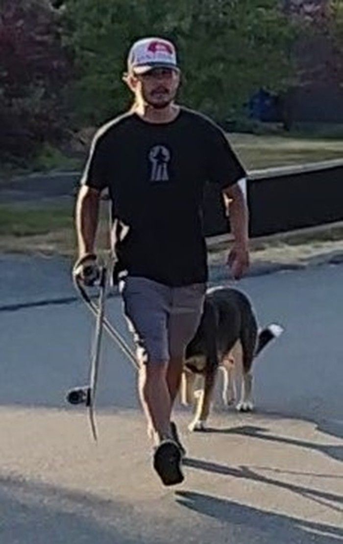  The Nanaimo RCMP want to talk to this man regarding an incident in which he allegedly kicked and punched a dog he was walking.