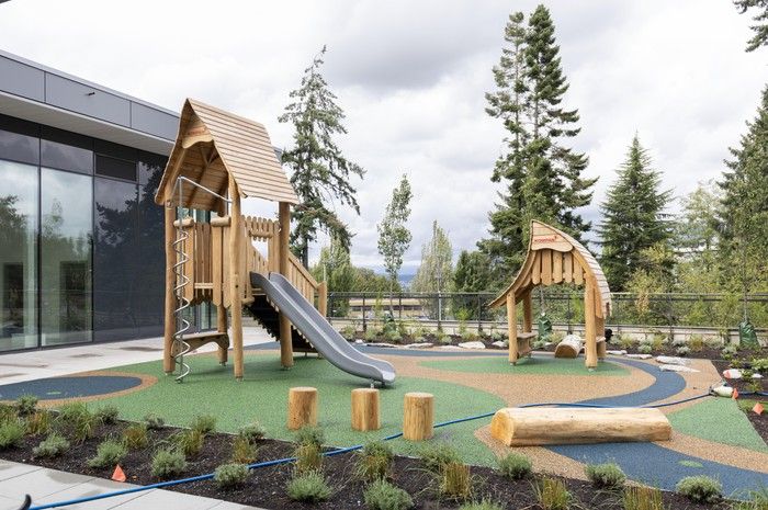  A kids play area at the Flamingo One tower in Surrey.