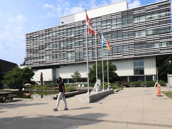 Kwantlen Polytechnic University, the University of Victoria, the University of B.C., Simon Fraser University and Langara College, pictured here, have reported international enrolment declines of as much as 60 per cent, leading some schools to lay off dozens of full-time staff. Kwantlen Polytechnic University, the University of Victoria, the University of B.C., Simon Fraser University and Langara College, pictured here, have reported international enrolment declines of as much as 60 per cent, leading some schools to lay off dozens of full-time staff.