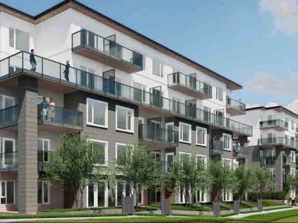  Artist’s rendering of a residential project proposed for 12951 and 12975-106 Ave. where Kwantlen Park Manor, an affordable housing building, currently sits.