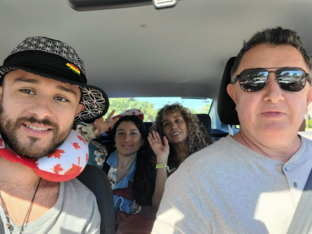  from left: alejandro samper, his sister nena samper, his mother glitza caicedo and his father daniel samper are shown in this undated handout photograph.