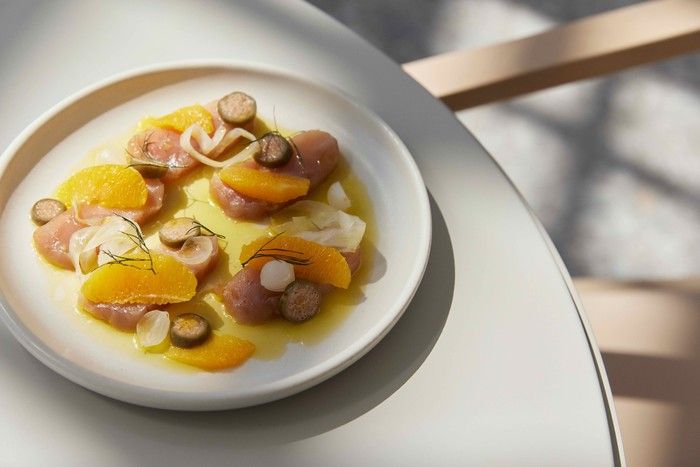  Albacore Tuna Crudo by Gigi’s at the TriCity Pavilion.