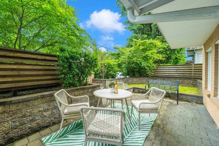  Home has a large and private patio for dining al fresco.