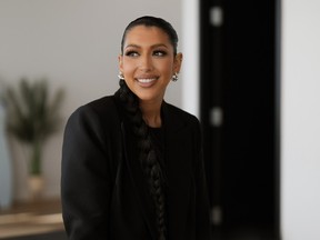 Vanessa Ortiz, the new national makeup artist for Clarins Canada.