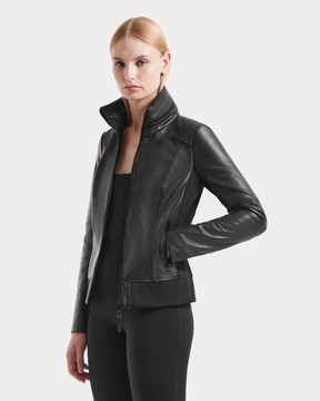 Rebecca fitted leather biker, $895 at Rudsak, rudsak.com. Handout/ (single use)