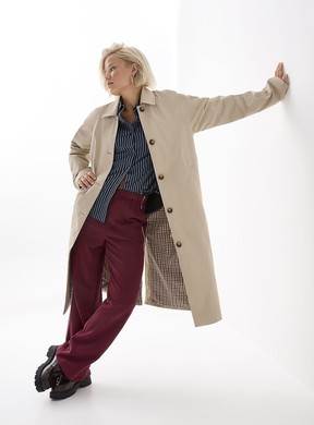 Twik patterned-lining trench, $135 at Simons, simons.ca. Handout/ (single use)