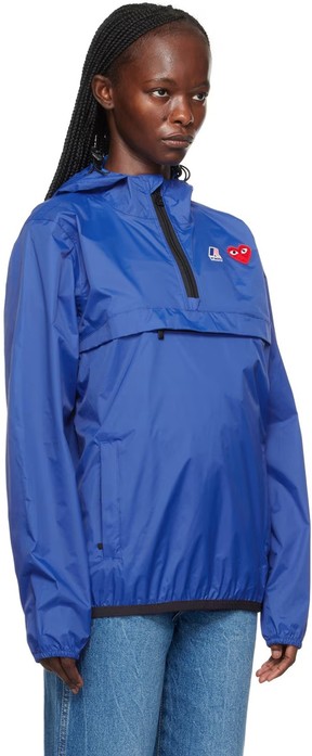 Comme des Garcons Play K-Way Edition Leon jacket, $250 ($153) at SSENSE, ssense.com. Handout/ (single use)
