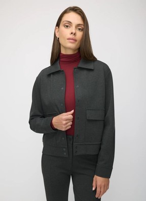 Serenity bomber in graphite melange, $250 at Kit + Ace, kitandace.com. Handout/ (single use)