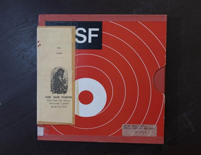 Rob Frith hands over 1962 Beatles demo tape to Paul McCartney