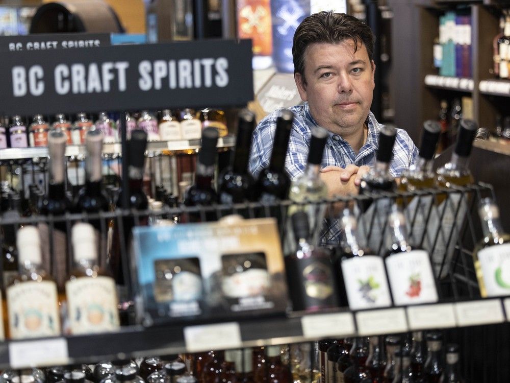  darryl lamb, brand manager at legacy liquor store, in vancouver on tuesday, september 23, 2025.