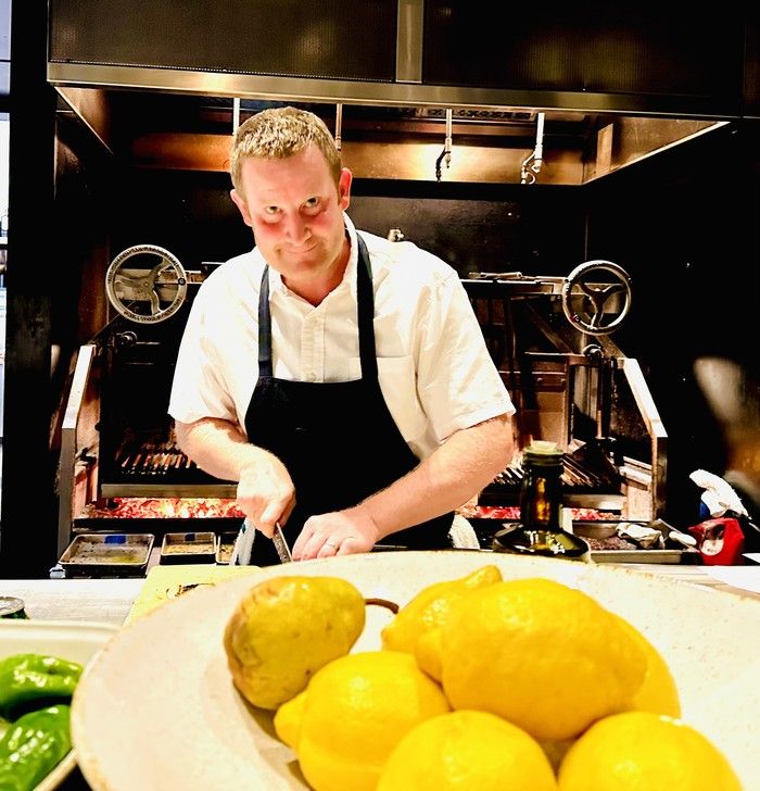 Neil Taylor at Cedar Creek Winery. Neil Taylor at Cedar Creek Winery.