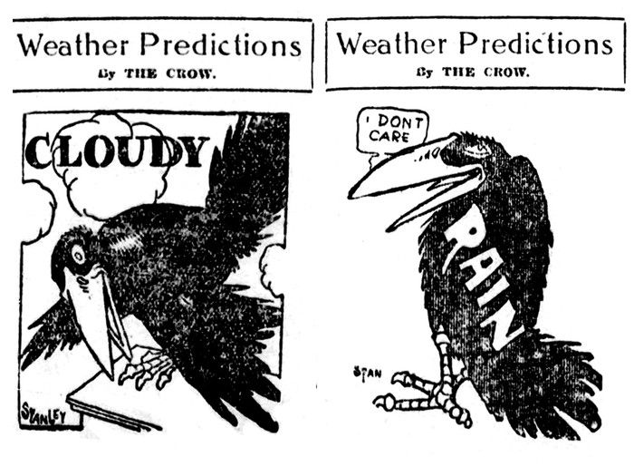 This Day in History, 1907: The Crow knows the Vancouver weather