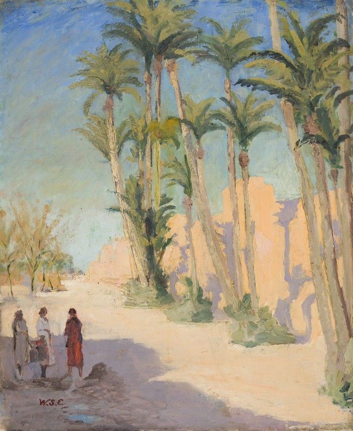 Winston Churchill’s 1935 painting Marrakech was part of the Hudson’s Bay Company art collection. Winston Churchill’s 1935 painting Marrakech was part of the Hudson’s Bay Company art collection.