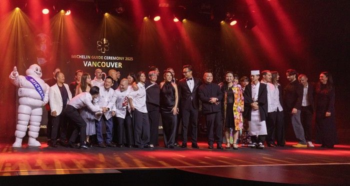 Winners during the Michelin Guide ceremony at Commodore Ballroom in Vancouver, BC, October 2, 2025. Winners during the Michelin Guide ceremony at Commodore Ballroom in Vancouver, BC, October 2, 2025.