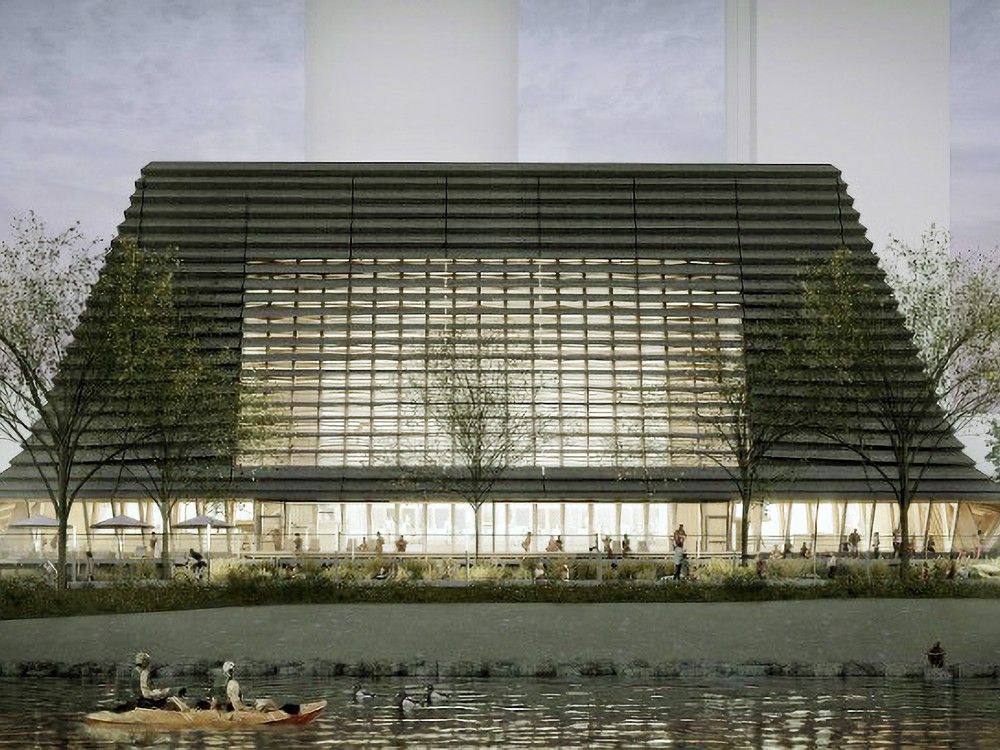 Artist's rendering of the proposed new Vancouver Aquatic Centre, which would replace the 51-year-old facility on Beach Avenue in Vancouver's West End. Artist's rendering of the proposed new Vancouver Aquatic Centre, which would replace the 51-year-old facility on Beach Avenue in Vancouver's West End.