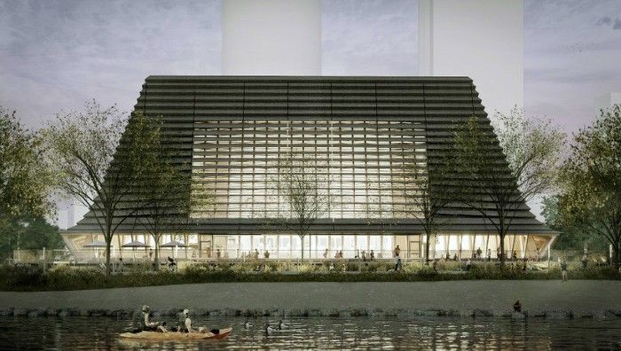 Artist’s rendering of the proposed new Vancouver Aquatic Centre, which would replace the 51-year-old facility on Beach Avenue in Vancouver’s West End. Artist’s rendering of the proposed new Vancouver Aquatic Centre, which would replace the 51-year-old facility on Beach Avenue in Vancouver’s West End.