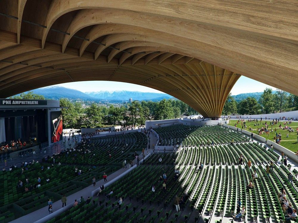  What the new PNE amphitheatre will look like when completed.