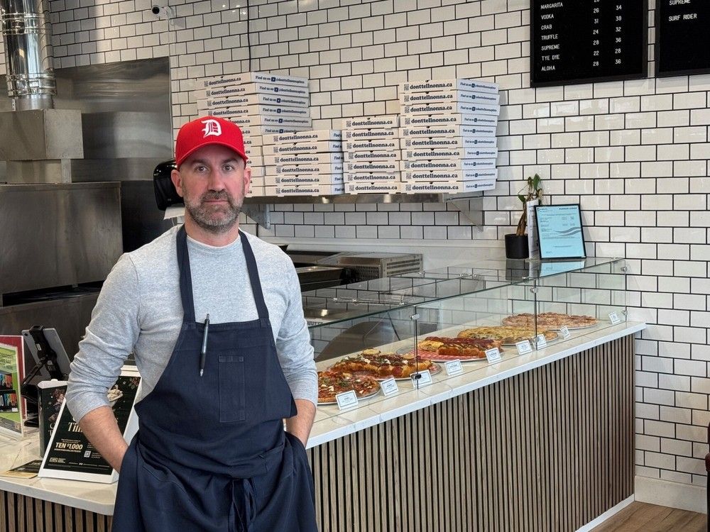 Don't Tell Nonna executive chef Andy Slinn is pictured at the Langley eatery on November 26, 2025.