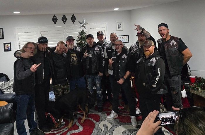  Harley Guindon post on Facebook congratulating the new Abbotsford British Columbia Satan’s Choice chapter. This was posted on November 17, 2025.