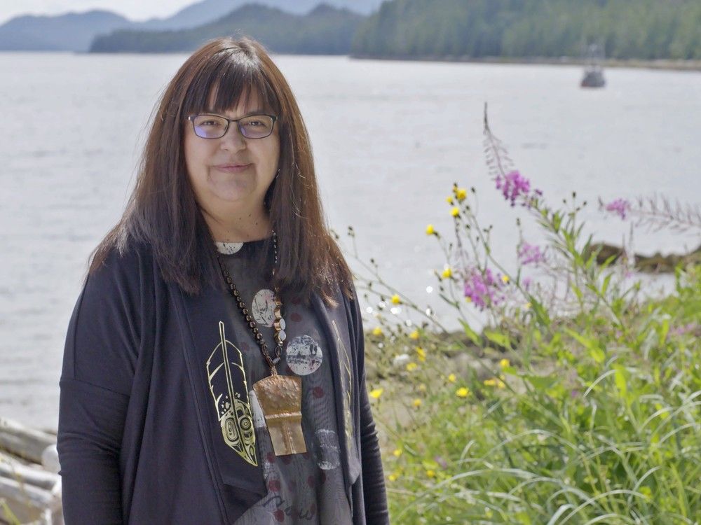  heiltsuk nation chief marilyn slett says the washing ceremony should be equally healing for td. “it’s very reciprocal.”